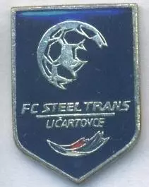 футбол.клуб Стіл Транс (Словаччина важмет/FC Steel Trans,Slovakia football badge