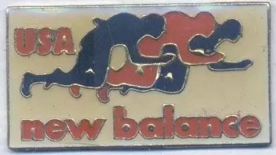 фірма компанія Нью-Беленс (США)1 взуття/New Balance company, shoes,USA pin badge