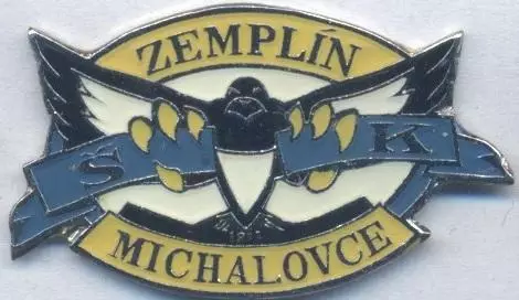 футбол.клуб Земплін (Словач.)2 важмет/Zemplin Michalovce,Slovakia football badge