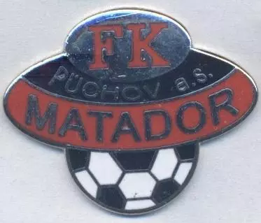 футбол.клуб Матадор Пухов (Словаччина) ЕМАЛЬ /Matador Puchov,Slovak football pin