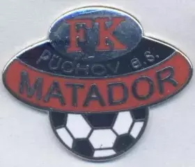 футбол.клуб Матадор Пухов (Словаччина) ЕМАЛЬ /Matador Puchov,Slovak football pin