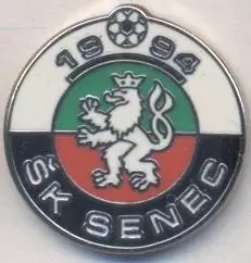 футбол.клуб Сєнєц (Словаччина2 ЕМАЛЬ/SK Senec,Slovakia football enamel pin badge