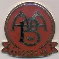 футбол.клуб Ольборг (Данія) ЕМАЛЬ / Aalborg BK,Denmark football enamel pin badge
