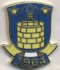 футбол.клуб Брондбю (Данія)1 ЕМАЛЬ /Brondby IF,Denmark football enamel pin badge