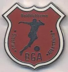 футбол.клуб Глоструп (Данія) ЕМАЛЬ/BK Glostrup,Denmark football enamel pin badge