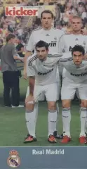 постер А4 футбол Реал Мадрид (Іспанія) 2009 / Real Madrid, Spain football poster