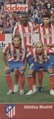 постер А4 футбол Атлетіко Мадрид (Іспанія) 2008/Atl.Madrid,Spain football poster