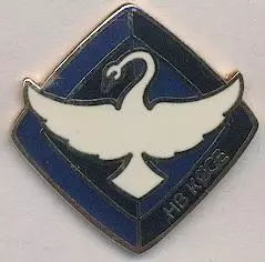 футбольний клуб Кьоге (Данія)2 ЕМАЛЬ /Koge HBK,Denmark football enamel pin badge