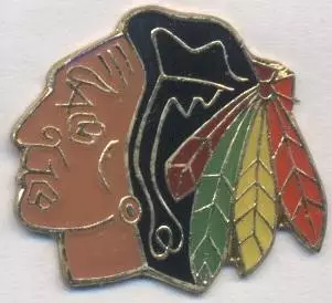 хокей.клуб Чикаго (США,НХЛ) важмет / Chicago Blackhawks NHL ice hockey pin badge