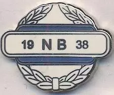 футбольний клуб Несбю (Данія) ЕМАЛЬ /Naesby BK,Denmark football enamel pin badge