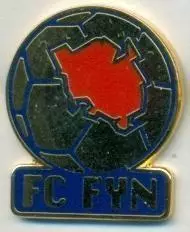 футбольний клуб Фюн Оденсе (Данія)2 ЕМАЛЬ /Fyn Odense,Denmark football pin badge