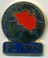 футбольний клуб Фюн Оденсе (Данія)2 ЕМАЛЬ /Fyn Odense,Denmark football pin badge