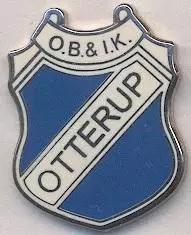 футбол.клуб Оттеруп (Данія) ЕМАЛЬ / Otterup B&IK, Denmark football pin badge