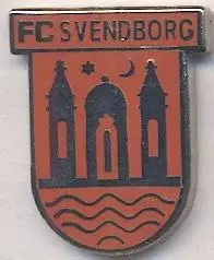 футбольний клуб Свеннборг (Данія) ЕМАЛЬ /FC Svendborg,Denmark football pin badge