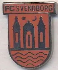 футбольний клуб Свеннборг (Данія) ЕМАЛЬ /FC Svendborg,Denmark football pin badge