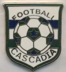 Каскадія,федерація футболу (не-ФІФА ЕМАЛЬ/Cascadia football federation pin badge