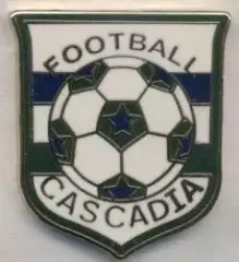Каскадія,федерація футболу (не-ФІФА ЕМАЛЬ/Cascadia football federation pin badge