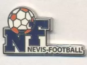 О-в Невіс,федерація футболу (не-ФІФА)2 ЕМАЛЬ/Nevis football federation pin badge