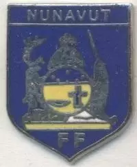 Нунавут,федерація футболу (не-ФІФА)1 ЕМАЛЬ/Nunavut football federation pin badge