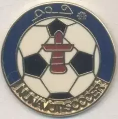 Нунавут,федерація футболу (не-ФІФА)2 ЕМАЛЬ/Nunavut football federation pin badge