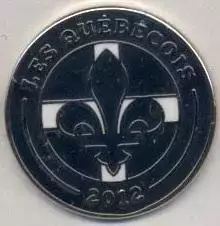 Квебек, федерація футболу (не-ФІФА)2 ЕМАЛЬ /Quebec football federation pin badge