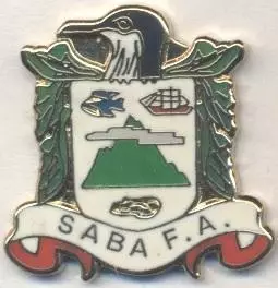 Острів Саба,федерація футболу (не-ФІФА) ЕМАЛЬ/Saba football federation pin badge