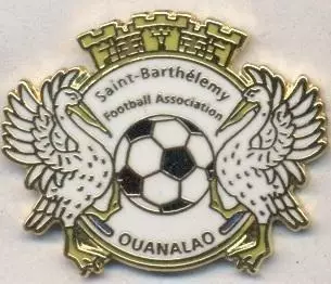 Сен-Барт,федерація футболу (не-ФІФА) ЕМАЛЬ/St.Barthelemy football federation pin