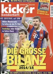 Німеччина, чемп-т 2014-15 резюме, спецвидання Кікер/Kicker Saison Bilanz summary