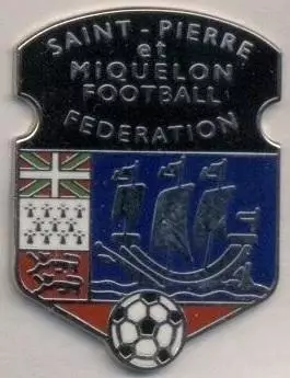 Сен-П'єр&М федер.футболу (не-ФІФА3 ЕМАЛЬ/St.Pierre&Miquelon football federat.pin