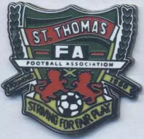 Сент-Томас, федерація футболу (не-ФІФА)2 ЕМАЛЬ/St.Thomas football federation pin
