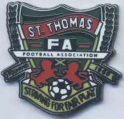 Сент-Томас, федерація футболу (не-ФІФА)2 ЕМАЛЬ/St.Thomas football federation pin
