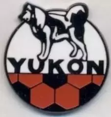 Юкон,федерація футболу (не-ФІФА ЕМАЛЬ/Yukon football federation enamel pin badge