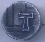 футбол.клуб Торпедо Мос. (Рос.) алюміній №1 / Torpedo Mos., Rus. football badge