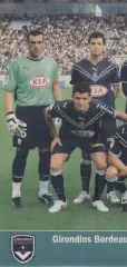 постер А4 футбол Бордо (Франція) 2008 /Girondins Bordeaux,France football poster