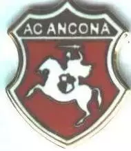 футбольний клуб Анкона (Італія)2 ЕМАЛЬ/AC Ancona,Italy football enamel pin badge