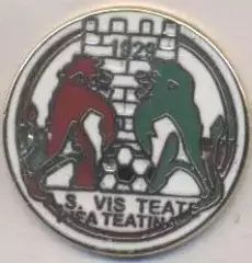 футбол.клуб Віс Теате (Італія) офіц. ЕМАЛЬ/AS Vis Teate,Italy football pin badge