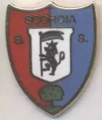 футбол.клуб Скордія (Італія) ЕМАЛЬ / SS Scordia, Italy football enamel pin badge