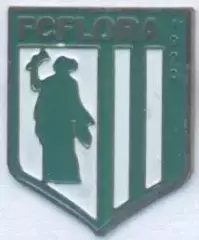 футбол.клуб Флора Таллінн (Естонія)1 важмет / Flora Tallinn,Estonia football pin