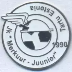футбол.клуб Меркуур-Ю.Т.(Естонія) важмет / Merkuur-J.Tartu, Estonia football pin
