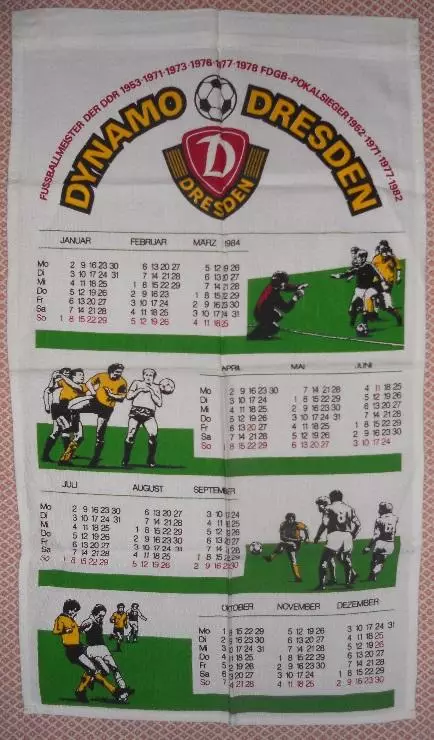 вимпел'прапор'62х35 Динамо Дрезден Німеч.НДР /Dynamo Dresden,Germany-GDR pennant