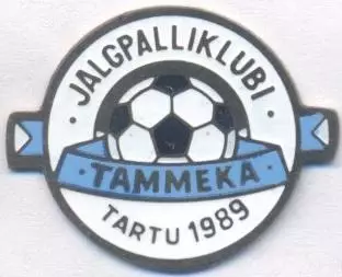 футбол.клуб Таммека Тарту (Естонія) важмет / Tammeka Tartu, Estonia football pin