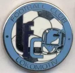 футбол.клуб Локомотив Йихві (Естонія) ЕМАЛЬ/Lokomotiv Johvi,Estonia football pin