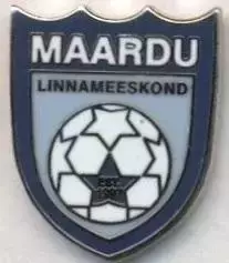 футбол.клуб Маарду (Естонія) ЕМАЛЬ / Maardu LM,Estonia football enamel pin badge
