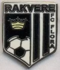 футбол.клуб Флора Раквере Естонія ЕМАЛЬ/Flora Rakvere,Estonia football pin badge