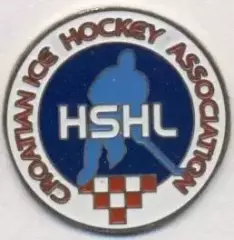 Хорватія, федерація хокею, важмет /Croatia ice hockey assn. federation pin badge