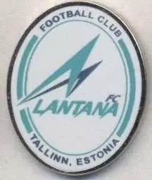 футбол.клуб Лантана (Естонія) важмет /Lantana Tallinn,Estonia football pin badge