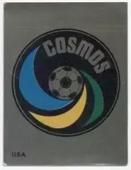 наклейка блиск.футбол Нью-Йорк Космос (США) /NY Cosmos,USA football logo sticker