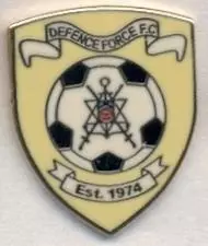футбол.клуб Дефенс Форс (Тринідад) ЕМАЛЬ /Defence Force FC,Trinidad football pin