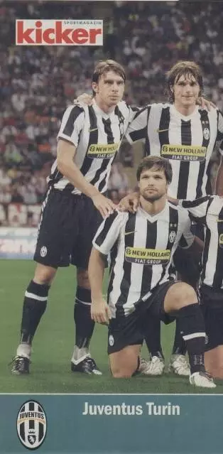 постер А4 футбол Ювентус (Італія) 2009 / FC Juventus, Italy football team poster