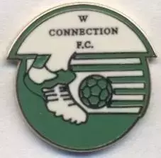 футбол.клуб Дабл-Ю Коннекшн (Тринідад) ЕМАЛЬ /W Connection,Trinidad football pin
